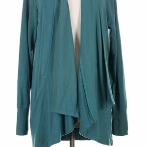 Athleta Teal Open Front Cardigan
